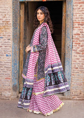 D#CL-32234B GulAhmed Vintage Garden Ethnic Printed Lawn Collection 223